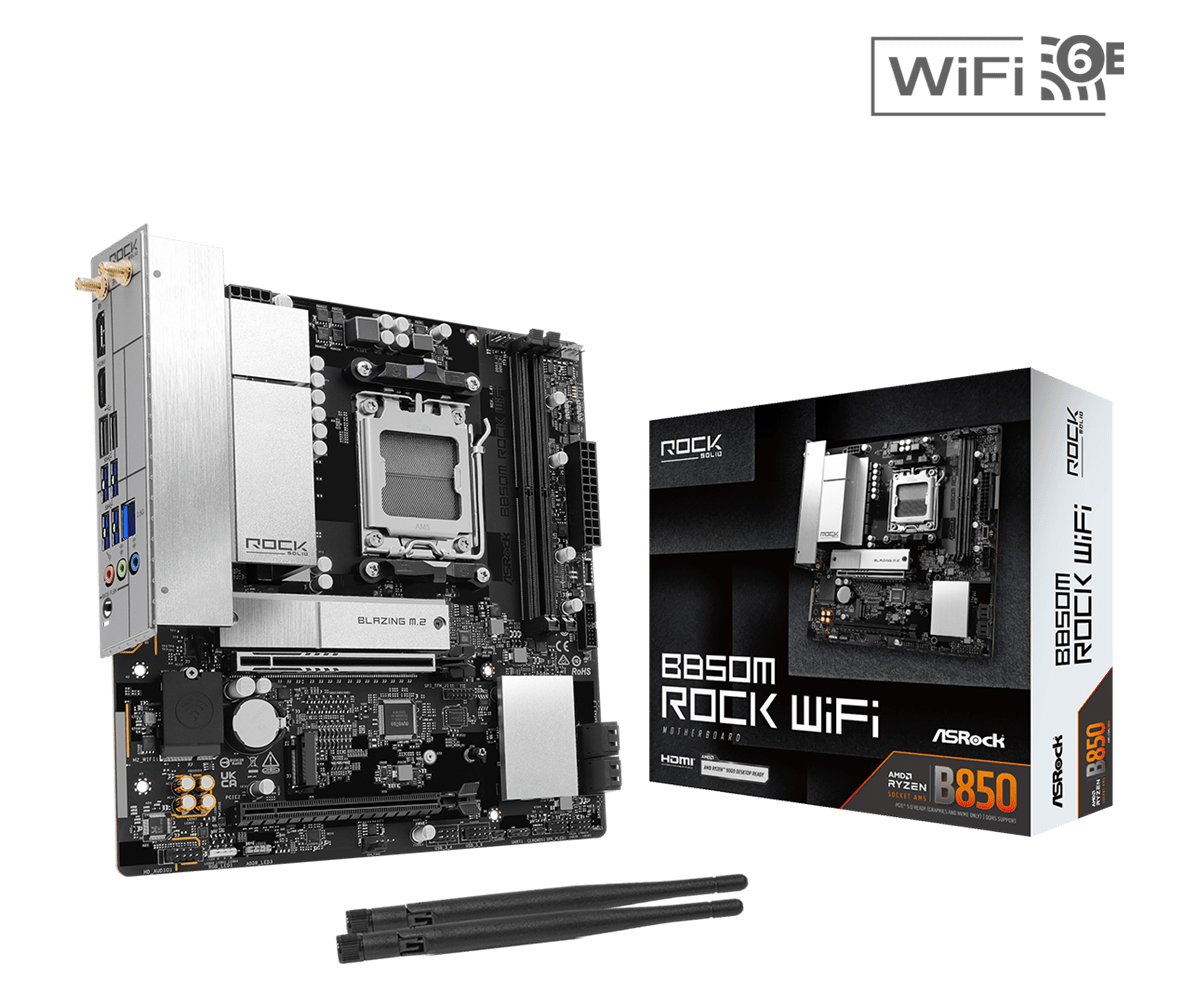 B850M Rock WiFi Photos